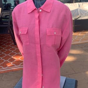 Tommy Bahama long Linen blouse